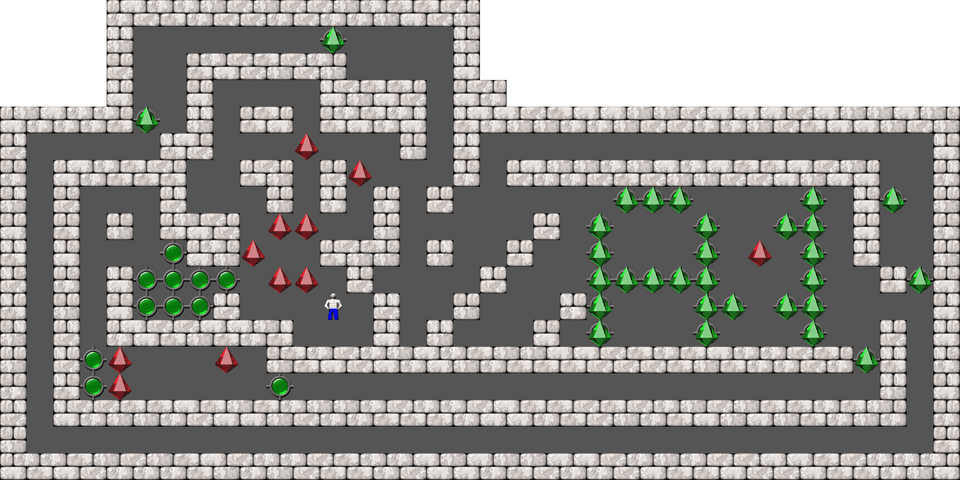 Sokoban 1,000,001 candlelights level 32